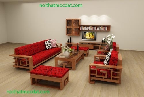 GHẾ SOFA GỖ ĐẸP MS 07