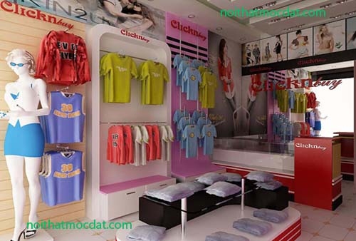 Thi công showroom quần áo MS 12