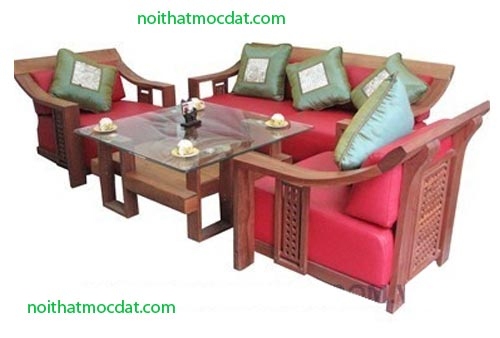 GHẾ SOFA GỖ ĐẸP MS 14