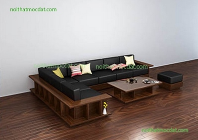 Ghế sofa gỗ óc chó ms 36