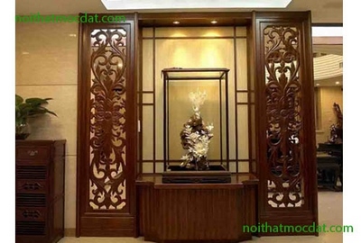 Vách ngăn cnc phòng khách ms 09